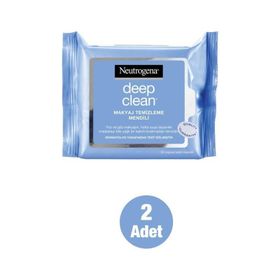 Neutrogena Deep Clean 2x25 Adet Makyaj Temizleme Mendili
