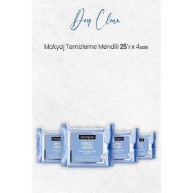 Neutrogena Deep Clean 4x25 Adet Makyaj Temizleme Mendili