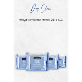 Neutrogena Deep Clean 4x25 Adet Makyaj Temizleme Mendili
