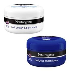 Neutrogena Hızlı Emilen 200 ml Bakım Kremi + Besleyici 200 ml Bakım Kremi