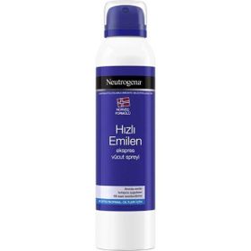 Neutrogena Hızlı Emilen Ekspres Normal Kuru Ciltler İçin 200 ml Vücut Spreyi