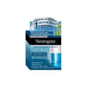 Neutrogena Hydro Boost 50 ml Geliştirilmiş Gece Kremi