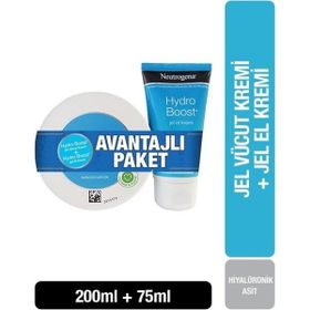 Neutrogena Hydro Boost Jel 200 ml Vücut Kremi + 75 ml Jel El Kremi