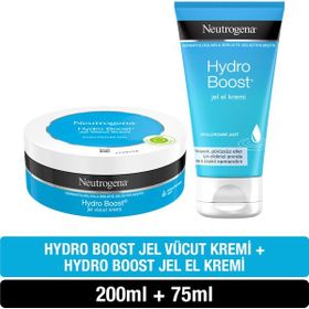 Neutrogena Hydro Boost Jel 200 ml Vücut Kremi + 75 ml Jel El Kremi
