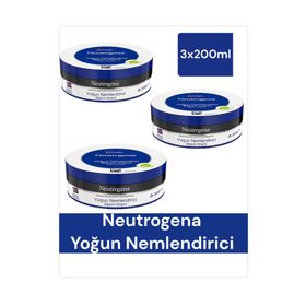 Neutrogena Norveç Formülü 3x200 ml Yoğun Nemlendirici Bakım Kremi