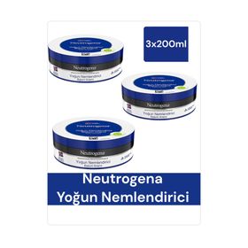 Neutrogena Norveç Formülü 3x200 ml Yoğun Nemlendirici Bakım Kremi