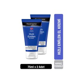 Neutrogena Norveç Formülü Hızlı Emilen 2x75 ml El Kremi