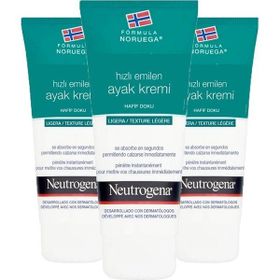 Neutrogena Norveç Formülü Hızlı Emilen 3x100 ml Ayak Kremi