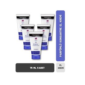 Neutrogena Norveç Formülü Konsantre Parfümlü 5x75 ml El Kremi