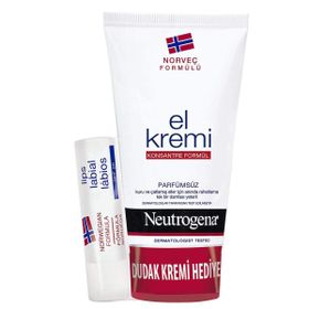 Neutrogena Parfümsüz 75 ml El Kremi + 5 g Dudak Kremi