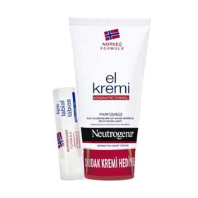 Neutrogena Parfümsüz 75 ml El Kremi + 5 g Dudak Kremi