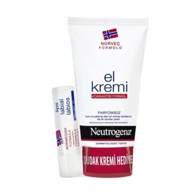 Neutrogena Parfümsüz 75 ml El Kremi + 5 g Dudak Kremi