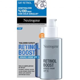 Neutrogena Retinol Boost Yaşlanma Karşıtı Cilt Dengeleyici SPF15 50 ml Gündüz Kremi
