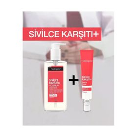 Neutrogena Sivilce Karşıtı 200 ml Yüz Yıkama Jeli + 30 ml Sivilce Karşıtı Günlük Serum