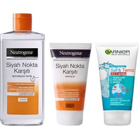 Neutrogena Siyah Nokta Karşıtı 200 ml Tonik + Siyah Nokta Karşıtı 150 ml Peeling Jel