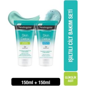 Neutrogena Skin Detox 150 ml Arındırıcı Kil Maskesi + Skin Detox 150 ml Serinletici Peeling Jel