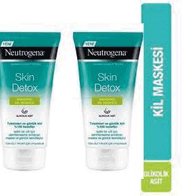 Neutrogena Skin Detox Arındırıcı 2x150 ml Kil Maskesi