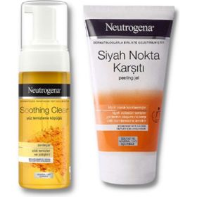 Neutrogena Soothing Clear 150 ml Yüz Temizleme Köpüğü + 150 ml Siyah Nokta Karşıtı Günlük Peeling Jel