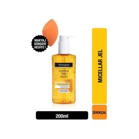 Neutrogena Soothing Clear Micellar 200 ml Makyaj Temizleme Jeli
