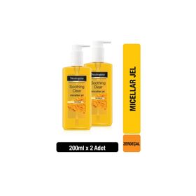 Neutrogena Soothing Clear Micellar 2x200 ml Makyaj Temizleme Jeli
