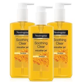 Neutrogena Soothing Clear Micellar 3x200 ml Makyaj Temizleme Jeli