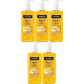 Neutrogena Soothing Clear Micellar 5x200 ml Yüz Temizleme Jeli