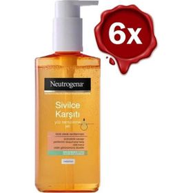 Neutrogena Visibly Clear Sivilce Karşıtı 6x200 ml Yağsız Günlük Temizleme Jeli