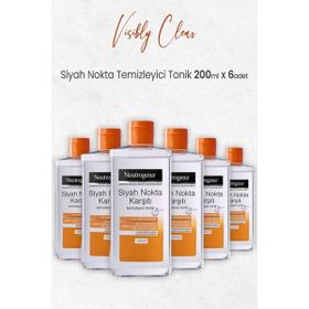 Neutrogena Visibly Clear Siyah Nokta 6x200 ml Temizleyici Tonik