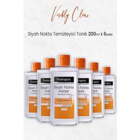 Neutrogena Visibly Clear Siyah Nokta 6x200 ml Temizleyici Tonik