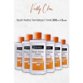Neutrogena Visibly Clear Siyah Nokta 6x200 ml Temizleyici Tonik