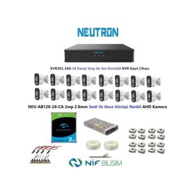 Neutron NEU-AB120-28-CA Gece Renkli ve Sesli Güvenlik Kamerası