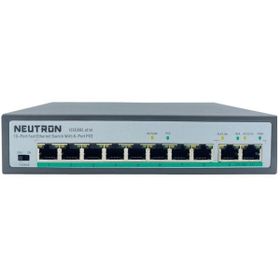 Neutron NT-PS08 8 Port 120 W Full PoE 10/100 2X Uplink Yönetilemez Switch