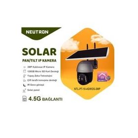 Neutron NTL-PT-10-4GWOS-3MP 3 MP 360 Derece Güneş Enerjili Gece Görüşlü 4G IP Güvenlik Kamerası