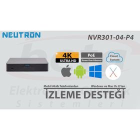 Neutron NVR301-04-P4 Kayıt Cihazı