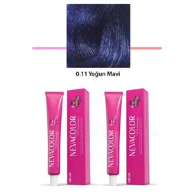 Neva Color 0.11 Yoğun Mavi 2x50 gr Tüp Saç Boyası