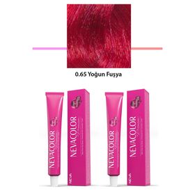 Neva Color 0.65 Yoğun Fuşya 2x50 gr Tüp Saç Boyası