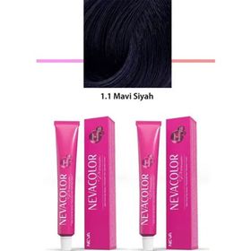 Neva Color 1.1 Mavi Siyah 2x50 gr Tüp Saç Boyası