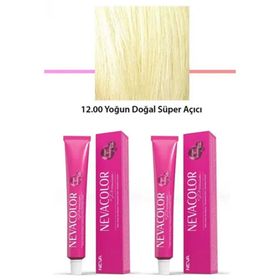 Neva Color 12.00 Yoğun Doğal Süper Açıcı 2x50 gr Tüp Saç Boyası