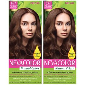 Neva Color 2x50 gr Premium 6.77 Sıcak Çikolata Kalıcı Krem Saç Boyası
