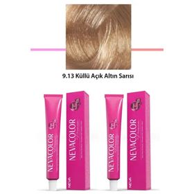 Neva Color 2x50 gr Premium 9.13 Küllü Açık Altın Sarısı Kalıcı Krem Saç Boyası