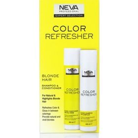Neva Color 300 ml Refresher Renk Yenileyici Sarı Şampuan ve Krem Set
