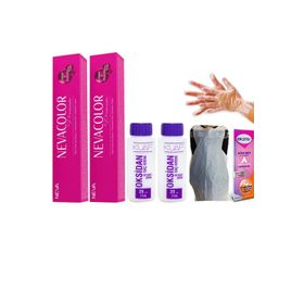 Neva Color 4.20 Koyu Viyole 3'lü Tüp Saç Boyası