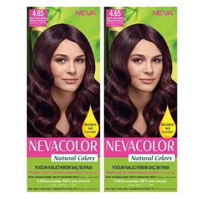 Neva Color 4.65 Akaju Kızıl Kestane x2 Saç Boyası