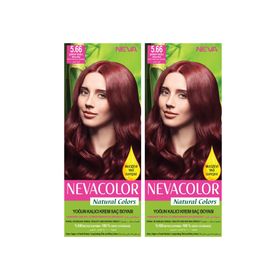 Neva Color 5.66 Şarap Kızılı x2 Saç Boyası