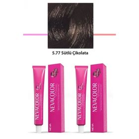 Neva Color 5.77 Sütlü Çikolata Tüp 2x50 gr Saç Boyası