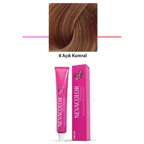 Neva Color 50 gr Premium 8 Açık Kumral Kalıcı Krem Saç Boyası