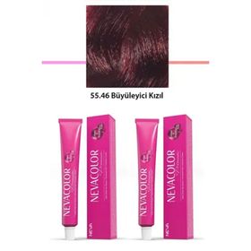Neva Color 55.46 Büyüleyici Kızıl Tüp 2x50 gr Saç Boyası