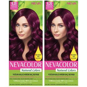 Neva Color 6.20 2'li Orkide Moru Krem Saç Boyası