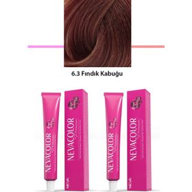 Neva Color 6.3 Fındık Kabuğu Tüp 2x50 gr Saç Boyası