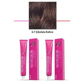 Neva Color 6.7 Çikolata Kahve 2x50 gr Saç Boyası